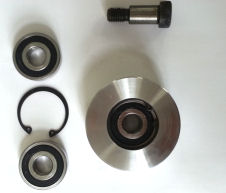 Serpentine idler service kit (kit or complete idler)